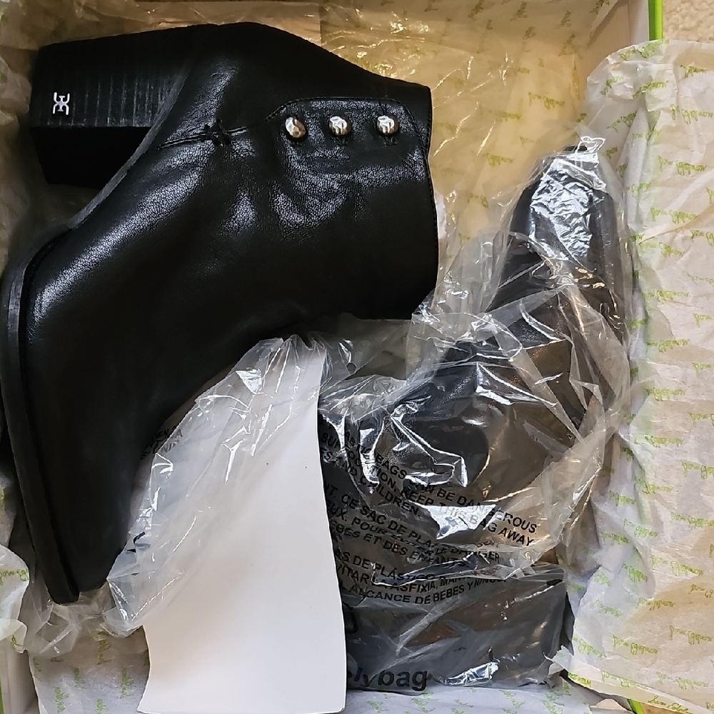 Sam Edelman Black Ankle Boots